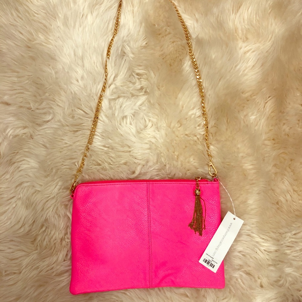 Neon Pink Shoulder Bag